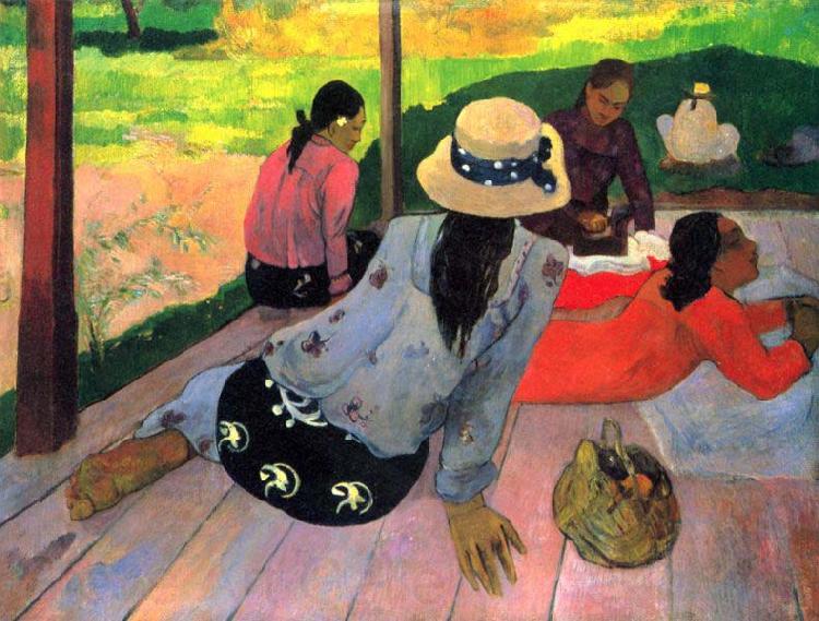Paul Gauguin The Midday Nap Spain oil painting art